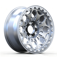 Jantes en alliage d'aluminium argentées personnalisées 17"/18" 8.5J PCD 5x150 6x139.7 pour Nissan Navara D22/D40, Terra Isuzu D-MAX, MU-X