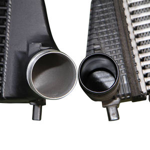 Kit refroidisseur intermédiaire à montage avant noir 70mm compétition pour VW <span class=keywords><strong>Golf</strong></span> 7 GTI R MK7 VAG 1.8T 2.0T 8V A3 S3 - Product Image 5