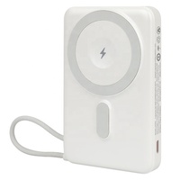 Power Bank Magnetik OEM Logo Kapasitas 10000mah Baterai Semi Solid Bukan untuk Eceran