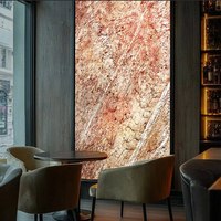 Panneau mural translucide rétroéclairé Life1996 de luxe en ardoise naturelle flexible de 2 mm pour comptoir, bar, table et fond mural