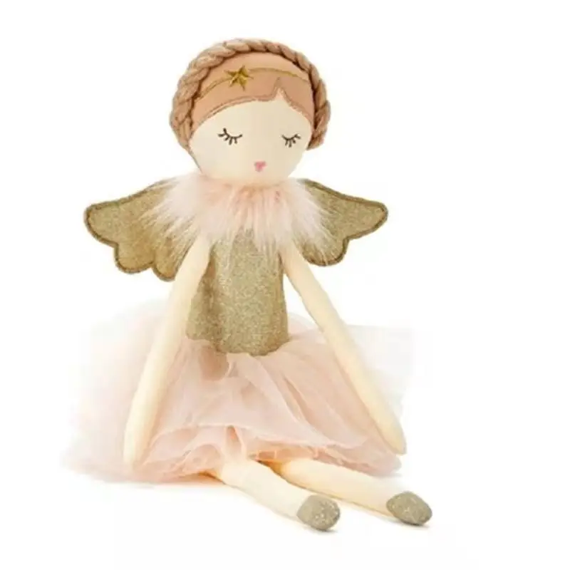Bambole di cotone di lino personalizzate di alta qualità bambole di pezza di balletto lunghe e sottili con vestito tutu