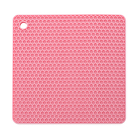 Outil de cuisine antidérapant écologique Coussin d'isolation thermique Tapis et tampons en silicone ronds carrés anti-brûlure Protection contre la chaleur
