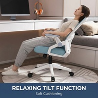 Chaise de bureau ergonomique AOR réglable en hauteur, inclinable, en tissu maillé, pour la maison, les conférences et les e-sports