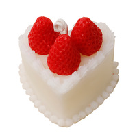 Handgemachte Romantische Sojawachs-Kerze im Glas Fotogerechte Anpassbare Form Geschenk für Valentinstag & Geburtstag Wohndekoration