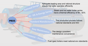 YG nồi hơi công nghiệp hiệu quả cao ống nước ngang khí tự nhiên/LPG đốt SINH KHỐI/tùy chọn điện - Product Image 6