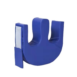 Coussin de positionnement en U bleu anti-escarres pour patients alités – Aide à la rotation médicale - Product Image 1