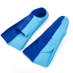Palmes de natation en silicone courtes, antidérapantes, pour enfants et adultes, palmes de plongée freestyle, couleurs personnalisées - Product Image 2