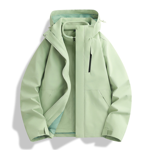 เสื้อแจ็กเก็ตแฟชั่นหลากสีสำหรับผู้ชาย, เสื้อโค้ทกันลมและกันน้ำสำหรับฤดูใบไม้ร่วงและฤดูหนาวสามารถใส่กลางแจ้งโลโก้ตามสั่ง - Product Image 1