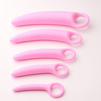 SacKnove Dernières 5 Tailles Dilatateurs Vaginaux En Caoutchouc Souple Butt Plugs Expander Trainer Smooth Touch Masturbation Gode Anal Sex Toys