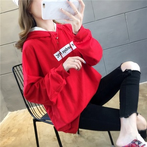 Wnab-Sudadera con capucha para mujer, diseño internacional simple, estilo preppy de gran tamaño - Product Image 2