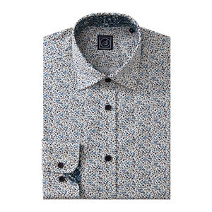 Camisa de Vestir Casual de Algodón con Estampado Digital para Hombre, Venta al por Mayor de Fábrica, Primavera-Otoño - Product Image 6
