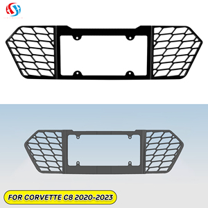 Chaoshenghang usine en gros plaque d'immatriculation revêtement d'habillage pour <span class=keywords><strong>Corvette</strong></span> C8 Stingray C8.Z51 2020 <span class=keywords><strong>2021</strong></span> 2022 2023 - Product Image 1