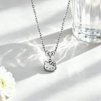 Collier chat mignon pour décoration, accessoires, cadeau, vente en gros, acier inoxydable, pour cadeau, USA