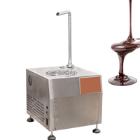 2024 Machine de robinet multifonctionnelle petit bureau Double robinet flux fondu fondoir à chocolat avec distributeur