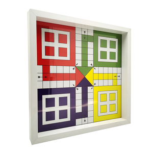 <span class=keywords><strong>Jeu</strong></span> <span class=keywords><strong>de</strong></span> société Ludo avec 16 jetons et 2 dés, pour enfants, famille, adultes, Noël, Thanksgiving, fête d'anniversaire, décoration vintage pour la maison, cadeaux - Product Image 4