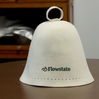 Vente flash de chapeaux de sauna en feutre de haute qualité, accessoires de sauna, chapeau de sauna personnalisé pour adultes avec logo