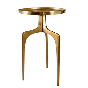 Mesa de centro anidada multiusos, el mejor estilo, mesa auxiliar con acabado dorado, diseño lujoso, muebles para hogares y oficinas - Product Image 1