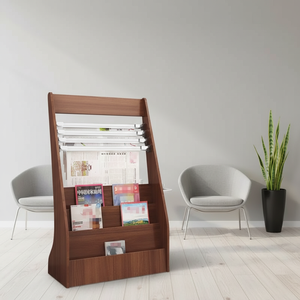 Présentoir de sol pour magazines de librairie, support pour CD, présentoir de brochures, présentoir de cartes de vœux - Product Image 1