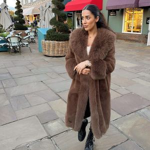 Cappotto in Pelliccia Sintetica di Lusso da <span class=keywords><strong>Donna</strong></span> 2026, Soprabito Lungo Invernale Caldo Taglie Forti, Giacca Elegante da <span class=keywords><strong>Donna</strong></span> di Alta Qualità, Prezzo Diretto di Fabbrica - Product Image 3