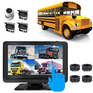 4CH Dvr Monitor de pantalla dividida de 7 pulgadas con Kit de cámara de respaldo Ayuda de marcha atrás de coche para camión Van Caravan Trailers Camper Bus - Product Image 1