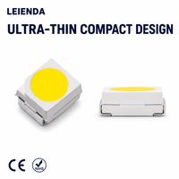 LED SMD 3528 blanche de qualité commerciale 6500K, haute fiabilité, diode 3V pour l'éclairage paysager urbain et les lampes de décoration de façade