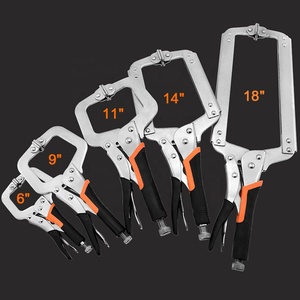 Pinzas de Bloqueo Tipo C de Acero Reforzado <span class=keywords><strong>para</strong></span> Trabajos de Madera y Soldadura de 6, 9, 11 y 14 Pulgadas - Product Image 3