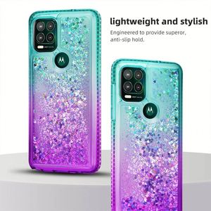 เคสโทรศัพท์กลิตเตอร์ไล่ระดับสีสำหรับ Moto G Stylus 5G ปลอกด้านหลังเป็นทรายเหลว - Product Image 6