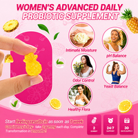 Complément Herbal Personnalisé OEM Rapide pour Adultes : Soutien Immunitaire, Santé Hormonale et Intestinale – Gommes Probiotiques à l'Extrait d'Ananas, 60 Pièces