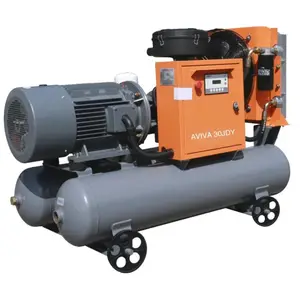 Compressor de ar elétrico portátil 22kw, compressor de parafuso para uso industrial, mais vendido