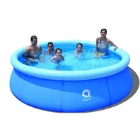 Çeşitli boyutlarda havuzları yüzme açık aile kullanımı toptan yüksek kaliteli PVC şişme taşınabilir çocuklar aşk yüzme havuzu açık