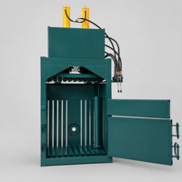 Presse à balles hydraulique verticale pour le compactage des bouteilles en plastique, du papier usagé, des cartons, des canettes en aluminium, des déchets