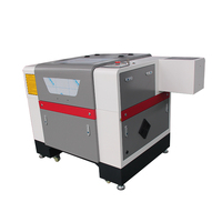 Machine de gravure laser CO2 pour mini-tampons en caoutchouc, refroidie par eau, CNC 60x40cm 540W