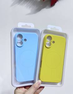 Guangzhou S25 Ultra Thin Liquid Silicone Phone Case Protector de cámara Ultra Magnetic Mobile Cover para <span class=keywords><strong>Samsung</strong></span> S24 Plus S25 Ultra - Product Image 6