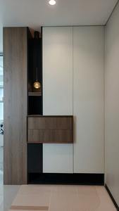 Meuble d'entrée de luxe avec miroir de toilette intégré, banc à chaussures, meuble d'entrée de salon personnalisé - Product Image 2