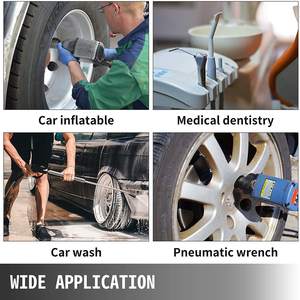 Petit <span class=keywords><strong>compresseur</strong></span> d'air électrique à entraînement direct à piston portable <span class=keywords><strong>10</strong></span> bar 50 litres - Product Image 6