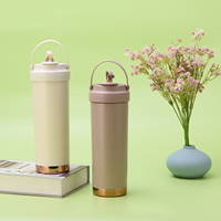 Bouteille Thermique en Acier Inoxydable 17/26oz avec Couvercle à Poignée, Couleur Personnalisée, Anti-Fuite, Tasse Cadeau pour Vente en Gros