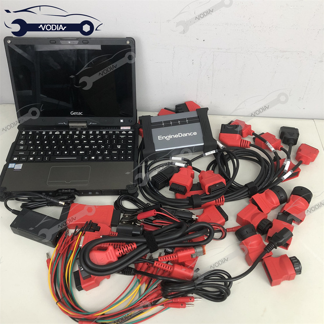 For Engine Dance X5 Diagnostic Tool Ecu Programming Tool with Urea and Sensor test All in One Truck Vehicle Scanner +v110laptop