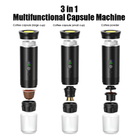 Machine à Expresso Portable 20 Bar avec Fonction Chauffage d'Eau, Affichage LED, Batterie et USB