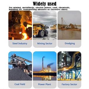 Pompe à boue centrifuge horizontale de haute qualité pour le processus minier, résistante à l'usure - Product Image 3