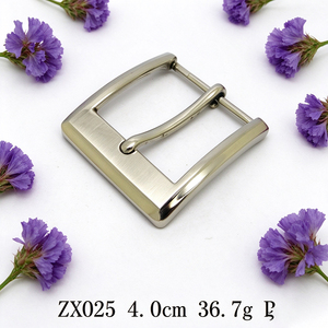 Hebilla de Metal Ligera de Níquel Cepillado de 40 mm, Hebilla de Una Sola Punta de Aleación de Zinc para Correas de Cuero - Product Image 6