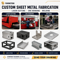 Pièces de fabrication de tôles en aluminium sur mesure, découpe au laser, pliage, soudage, fabricant OEM