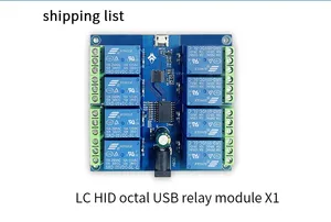 <span class=keywords><strong>LCUS</strong></span> HID ไดรฟ์ฟรี USB คอมพิวเตอร์อัจฉริยะควบคุมสวิตช์ 8 ช่อง 5V รีเลย์โมดูลโมดูลอิเล็กทรอนิกส์ - Product Image 6