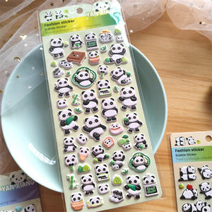 Pegatinas de Animales con Efecto 3D, Lindas Pegatinas de Panda de Espuma VA para Recompensas Escolares - Product Image 2