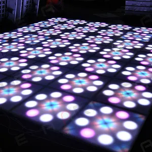 disco ,bar ,wedding ,party white DMX control led flower dance floor