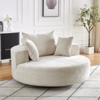 Canapé individuel extra large en velours moderne et luxueux, confortable, pour salon, salle de séjour, bureau à domicile, hôtel