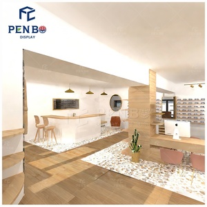 أزياء مخصصة للزينة متجر العلامة التجارية البصرية عرض النظارات الشمسية تصميم عرض أثاث متجر البصرية - Product Image 3