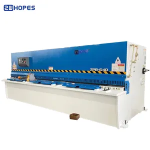 Factory Price 6X4000 Hydraulic CNC Swing Beam Shearing Machine With MD11 by Supertech