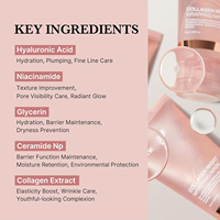 Masque de Nuit au Collagène Profond OEM ODM, Masque Facial Bio-Collagène Hydratant Raffermissant Anti-Âge Effet Cocon au Collagène