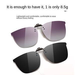 แว่นกันแดด MS 2250 รุ่นใหม่ แบบหนีบ โพลาไรซ์ โลหะ ลายเรียบ น้ำหนักเบาพิเศษ สำหรับผู้มีสายตาสั้น เหมาะสำหรับขับรถและตกปลา - Product Image 4