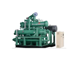 Kaishan 330kw 55kw Industrial Open Type R717 Industrial Open Type Ammonia Refrigeration Screw Compressor